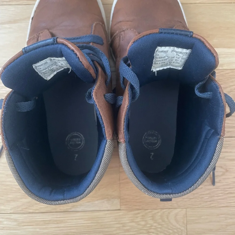 Wonder Nation Brown Ankle Boot boy size 2